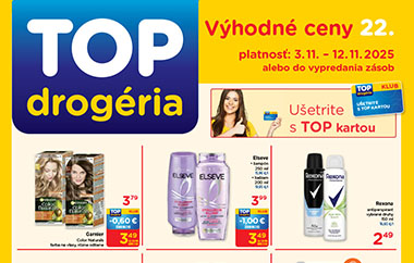 Akciový leták 3. 11. - 12. 11. 2025