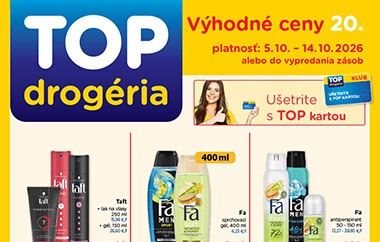 Akciový leták 5. 10. - 14. 10. 2026